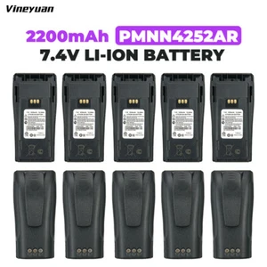 10X 2200mAh PMNN4252AR Replacement Battery for Motorola CP040 CP140 DP1400 Radio - Photo 1/12