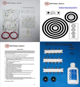 Kit de puesta a punto Gottlieb/Premier Genesis 1986 - incluye kit de anillo de goma - Imagen 1 de 2