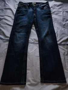 WRANGLER 20X MEN'S DENIM BLUE JEANS STRAIGHT LEG BOOTCUT SIZE 38W 34IN IS USED - Picture 1 of 9