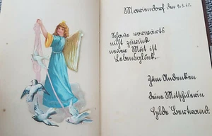 Poesiealbum 1928-31 Berlin 34 Einträge 26 Oblaten Elfriede Sonntag Mariendorf - Picture 1 of 12