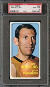 1970-71 TOPPS #76 JEFF MULLINS PSA 8 - Picture 1 of 2