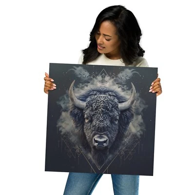 World of Wilds - Elysian Bison 3 - artistic poster - Image 1 of 4