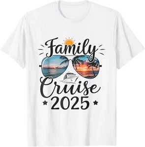 Family Cruise 2025 Vacation Trip Family Matching Cruise Ship T-Shirt - Picture 1 of 5