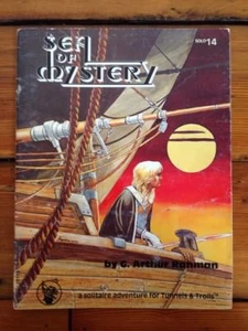 Vintage Sea Of Mystery Tunnels Trolls Solitaire Adventure RPG Oop 1981 Solo 1419 - Picture 1 of 12