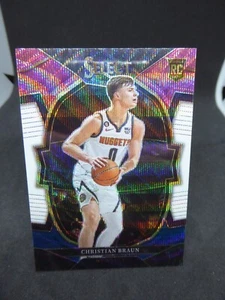 2022-23 Panini Select #85 Christian Braun Nuggets RC- Tri Color Prizm - Picture 1 of 2