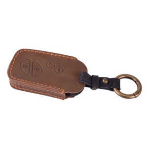 Leather Key Fob Cover Case Chain Fit For Lexus GS350 LS460 ES350 GS450h IS350 ） - Picture 1 of 4