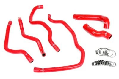 Radiador de silicona HPS rojo + manguera de calefacción 2001-2005 BMW 330i M54B30 57-2076-ROJO Foto 1 de 4