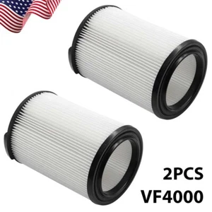 2X VF4000 Ersatz RIDGID Nass/Trocken Waschbar Staubsauger Garage Geschäft Faltenfilter - Bild 1 von 10