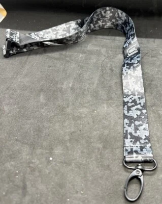 Glock Lanyard Keychain Black White Camo Pattern Dealer Promo Swag VEGAS SHOT - Image 1 of 2