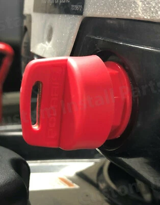 RED ATV Scrambler Key Cover Ignition Nut Switch fits Polaris 1999-2019 Sportsman — 第 1/4 张图片