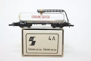 Z Scale Schmidt Custom SUPER RARE "Gordon's Dry Gin" #4A Glass Tank Car - Picture 1 of 10