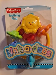 NEU Fisher Price LINK ~ A ~ DOOS BEISSRING -- Baby / Lernspielzeug - Bild 1 von 1
