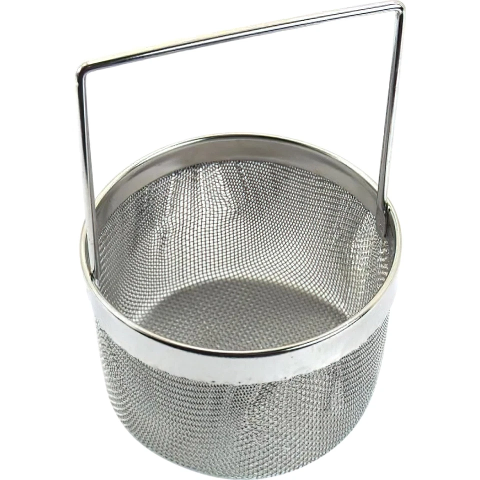 EURO TOOL Small Ultrasonic Task Jewelry Cleaning Basket 6" Tall, 2.75" Diameter Basket