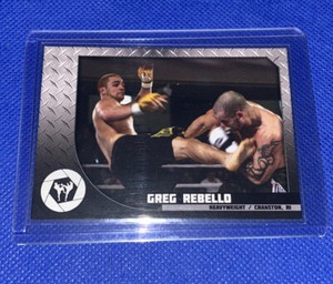 Greg Rebello Ribz 2021 Cranston, RI Rookie CES MMA UFC Trading Card RC