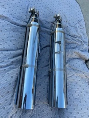 18-23 Harley Davidson Softail Breakout Exhaust Mufflers Muffler PN#64900458 - Image 1 of 4