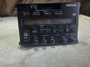 94-97 LEXUS SC400 SC300 AM/FM RADIO CASSETTE PLAYER RECEIVER 86120-24290 - Foto 1 di 6