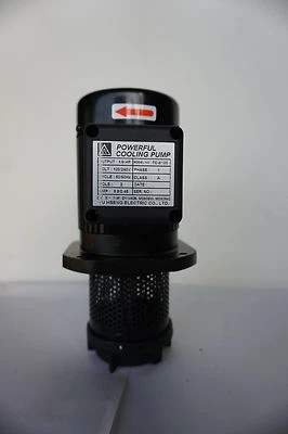 Bomba de refrigerante de máquina 1/8HP 100mm 4", 1PH 110/220V, PT (BSPT) 3/8", rectificado de torno Foto 1 de 4