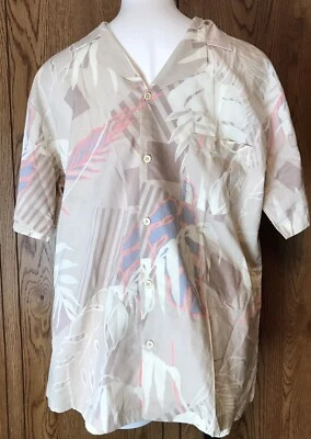 Camisa Catalina Hawaiana Aloha Cabana De Colección Talla Para Hombre Grande Z15 Foto 1 de 4