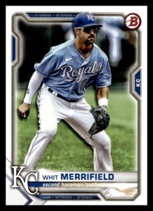 2021 Bowman #1 Whit Merrifield   Kansas City Royals