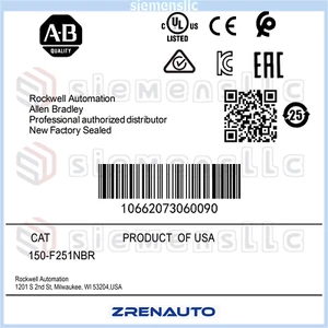 Free Tax 150-F251NBR AB Smart Motor Controller UPS Express 150F251NBR GQY0 - Picture 1 of 3