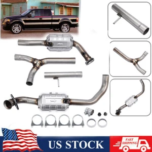 Both Sides Y Pipe Catalytic Converters For Ford F150 F-150 5.4L V8 2004-2008 EPA - Picture 1 of 12