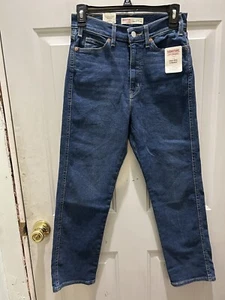 New!Signature LEVI STRAUSS Heritage High Rise Straight Jeans. Size 4/W27. Cute! - Picture 1 of 3