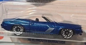 2024 Hot Wheels Hw Roadster ‘70 Plymouth Barracuda, 20/250 Blue - Picture 1 of 2