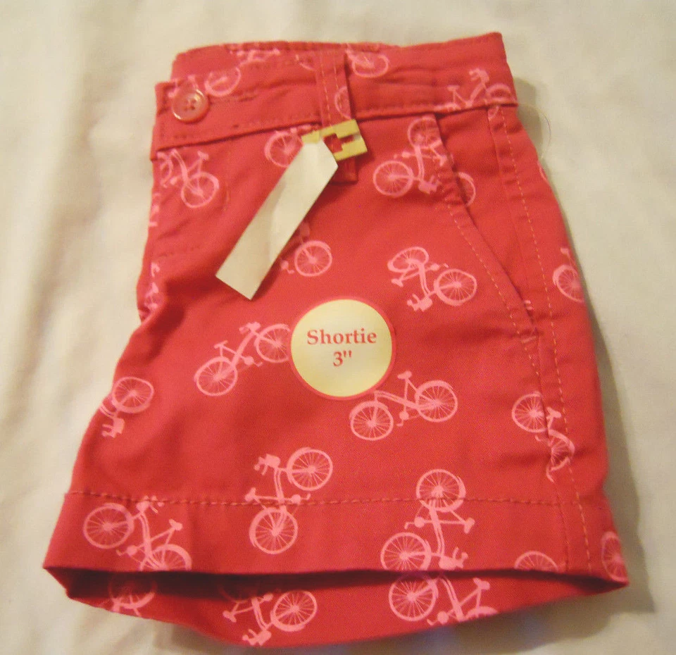 Girls Shorts Bermuda Shortie Midi Khaki Chino Solid Print Kids  - Image 1 of 1