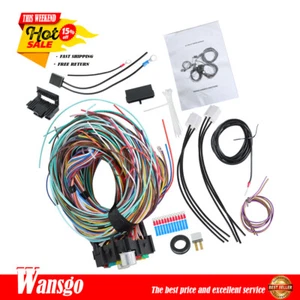 For 28-82 GMC FORD Chevrolet Universal X-long wires 21 Circuit Wiring Harness - Foto 1 di 8