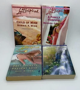 Lot of 4 Love Inspired Heartwarming Inspirational Romances - Picture 1 of 7