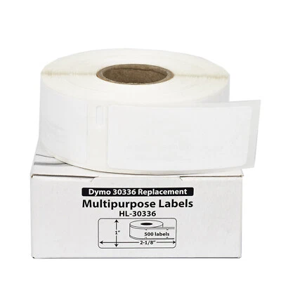DYMO 30336 Direct Thermal Multipurpose Labels (1" x 2-1/8") - (40) Rolls of 500 - Image 1 of 4