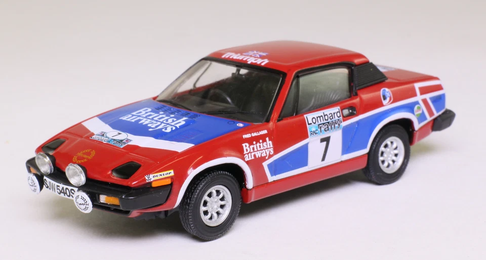 1/43 TRIUMPH TR7 V8 T.POND RAC RALLY (1978) VANGUARDS VA10505 - Immagine 1 di 1