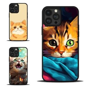 orange tabby cat face Trendy Case For iPhone 11 12 13 14 15 Max Pro