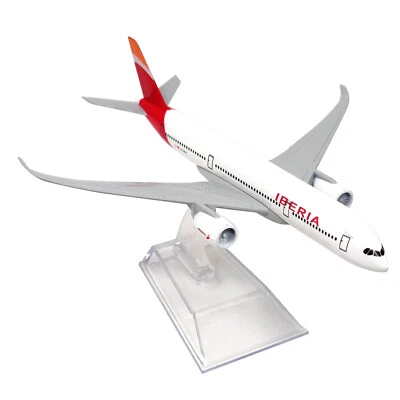 Modellino aeroplano metallo pressofuso 1:400 Airbus A330 IBERIA aereo 16cm - Immagine 1 di 4
