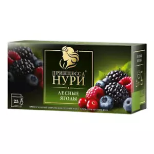 Princessa Nuri Black Tea FOREST BERRY 25 Tea Bags X 1.5gr Made in Russia RF - Picture 1 of 1