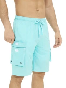 Men’s Quick Dry Beach Shorts, Casual Swimwear With Flap Pockets For Summer - Picture 1 of 4
