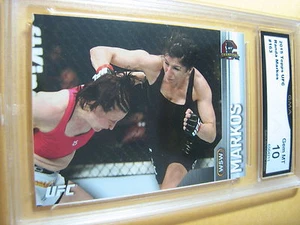 RANDA MARKOS 2015 TOPPS UFC CHAMPIONS # 163 GRADED 10   L@@@K - Picture 1 of 1