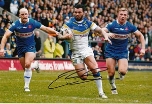 Warrington Wolves handsigniertes Chris Bridge 12x8 Foto 2. - Bild 1 von 1
