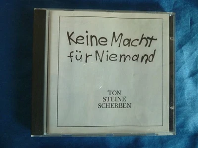 TON STEINE SCHERBEN mit Rio Reiser: KEINE MACHT FÜR NIEMAND -wie NEU -UNGESPIELT - Bild 1 von 4