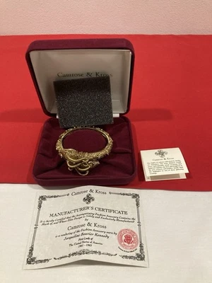 Camrose & Kross JBK Jacqueline Kennedy RAM HEAD BANGLE BRACELET NEW CIB IN BOX - Image 1 of 4