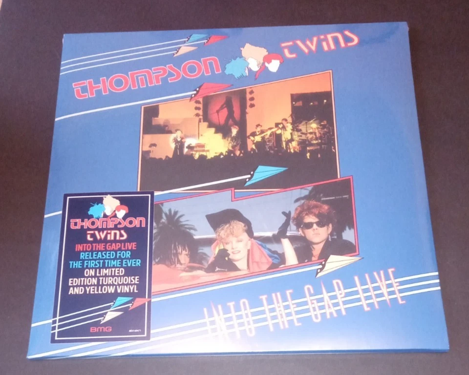 THOMPSON TWINS 2LP INTO THE GAP LIVE RSD TURQUOISE/YELLOW VINYL - NEW & SEALED - Image 1 of 2