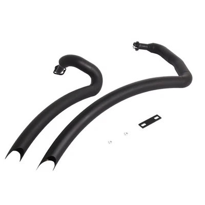 Black Exhaust Pipe Silencer System For Yamaha V Star 250 Virago 250 XV250 XV125 - Image 1 of 4