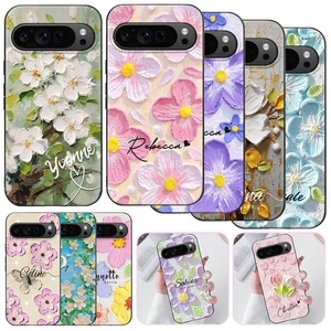Custodia per Google Pixel 9 Pro XL/7A/8/9 3D Oli Flower cover telefono TPU personalizzata - Foto 1 di 60