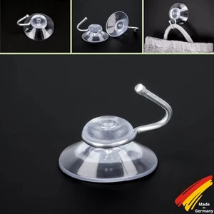 1-100 x Sauger 30 mm mit Metallhaken Saugnäpfe Saugnapf Saughaken Handtuchhalter - Bild 1 von 5