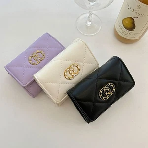 PU Leather Coin Purse Wear Resistant Wallet Fashion Chain Crossbody Bags Women - Picture 1 of 12