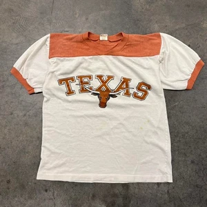 Vintage 70s University Of Texas Football T Shirt Size S - Picture 1 of 8