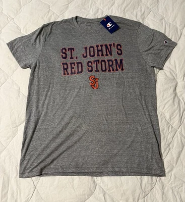 St John’s University Red Storm Champion T-Shirt NWT Size XL - Image 1 of 2