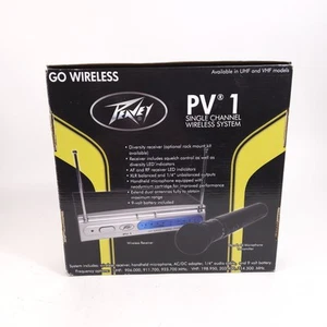 Peavey PV-1 V1 HH 203.400MHZ VHF Handheld Wireless Microphone System 3010050 - Picture 1 of 11
