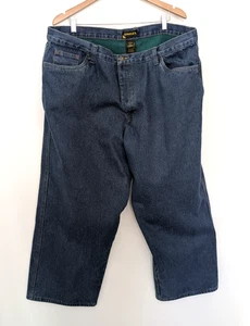 Stanley Workwear Fleece Lined Denim Jean Relaxed Fit Men 44x29 insulated Thermal - Picture 1 of 9