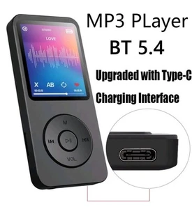 LETTORE MP3/MP4 MUSICALE CON SCHERMO DIGITALE LCD MINI CLIP 128GB BLUETOOTH - Foto 1 di 6